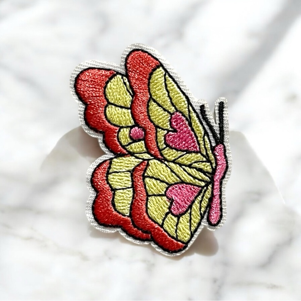 Butterfly Embroidered Patch